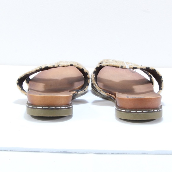 Muk Luks Nerissa Leopard T-Strap Animal Print Fur Sandals Women's Size 8 - Picture 5 of 8